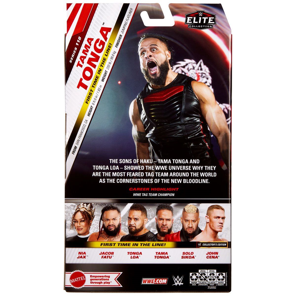 WWE ELITE FIGURE SERIES 118 - TAMA TONGA - Toyworld Frankston
