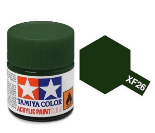 TAMIYA ACRYLIC PAINT MINI XF-26 DEEP GREEN