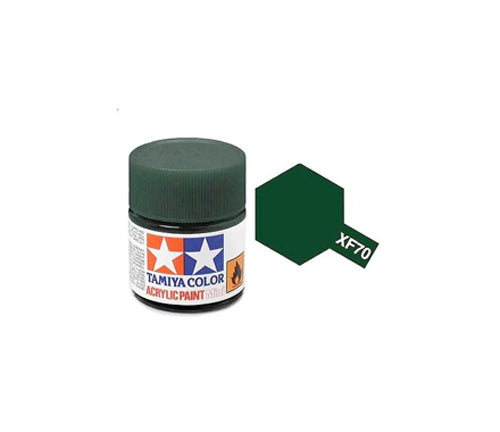 TAMIYA ACRYLIC PAINT MINI XF-70 DARK GREEN 2 (IJN)