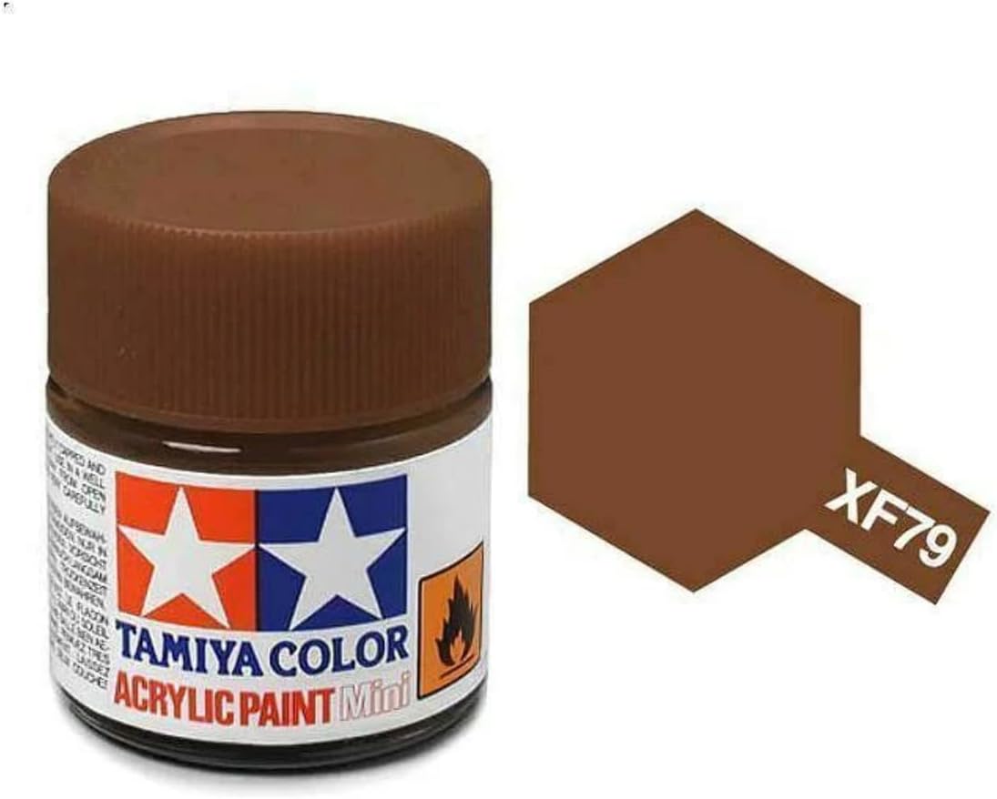 TAMIYA ACRYLIC PAINT MINI XF-79 LINOLEUM DECK BROWN