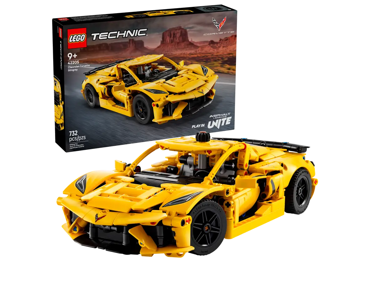 LEGO TECHNIC 42205 CHEVROLET CORVETTE STINGRAY - Toyworld Frankston