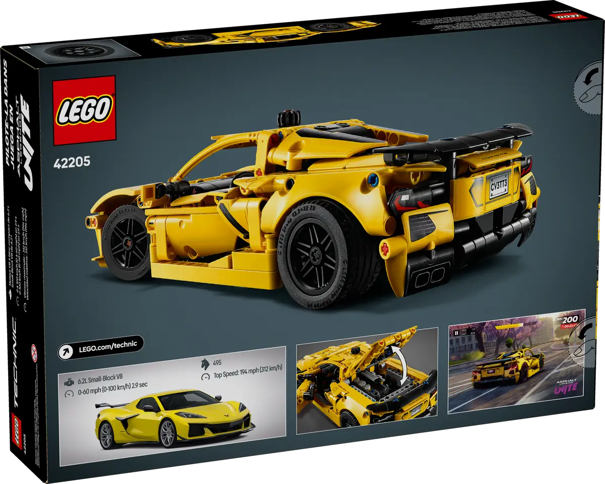 LEGO TECHNIC 42205 CHEVROLET CORVETTE STINGRAY