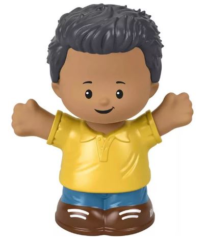 FISHER PRICE LITTLE PEOPLE SINGLE PACK - BOY IN YELLOW SHIRT - Toyworld Frankston