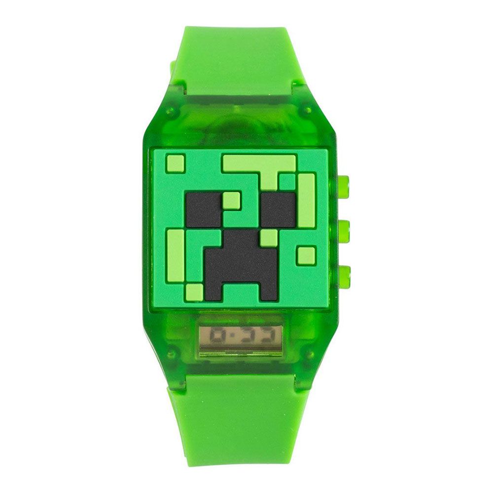 Minecraft Character Watch MINECRAFT - DIGITAL LIGHT UP WATCH
