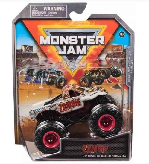MONSTER JAM 1:64 DIE CAST SINGLE PACK - ZOMBIE - Toyworld Frankston