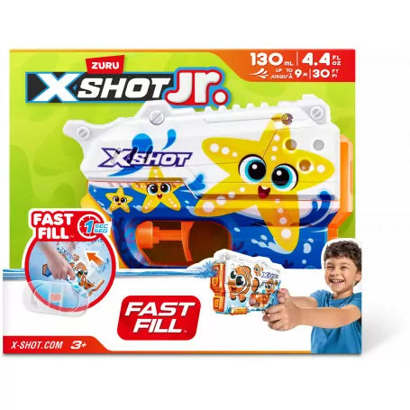 ZURU - XSHOT FAST FILL WATER GUN - STARFISH - Toyworld Frankston
