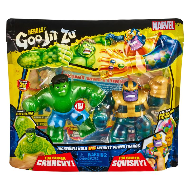 HEROS OF GOO JI TZU HULK VS THANOS - Toyworld Frankston