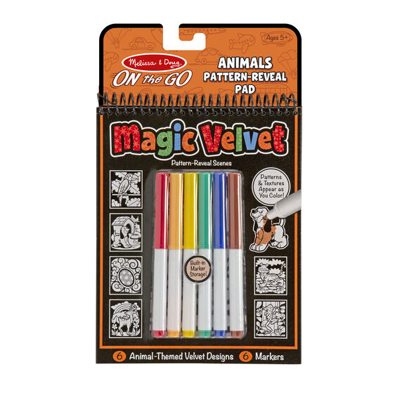 M&D - ON THE GO - MAGIC VELVET - ANIMAL SCENES | M D ON THE GO | Toyworld Frankston