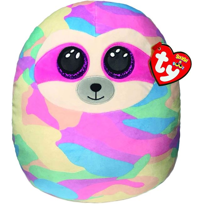 TY BEANIE SQUISH A BOOS 14 INCH COOPER SLOTH - Toyworld Frankston