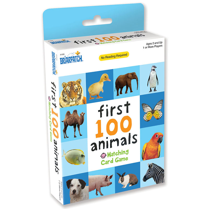 FIRST 100 ANIMALS MATCHING CARD GAME | Toyworld Frankston | Toyworld Frankston