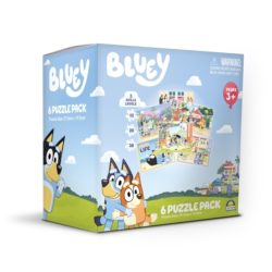 BLUEY 6 IN 1 PUZZLE PACK - Toyworld Frankston