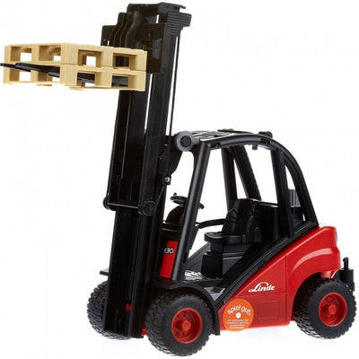 BRUDER LINDE FORK LIFT H30D WITH 2 PALLETS - Toyworld Frankston