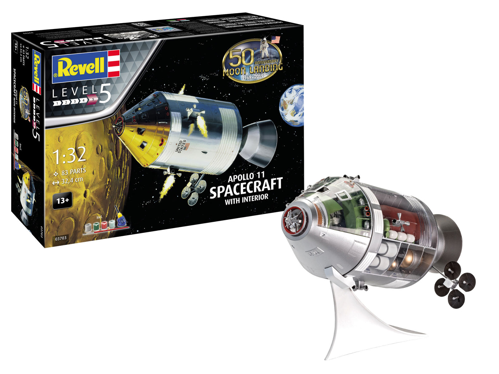 REVELL SPACECRAFT WITH INTERIOR - Toyworld Frankston
