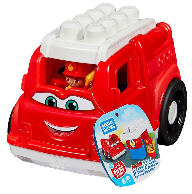 MEGA BLOKS FREDDY FIRETRUCK - Toyworld Frankston