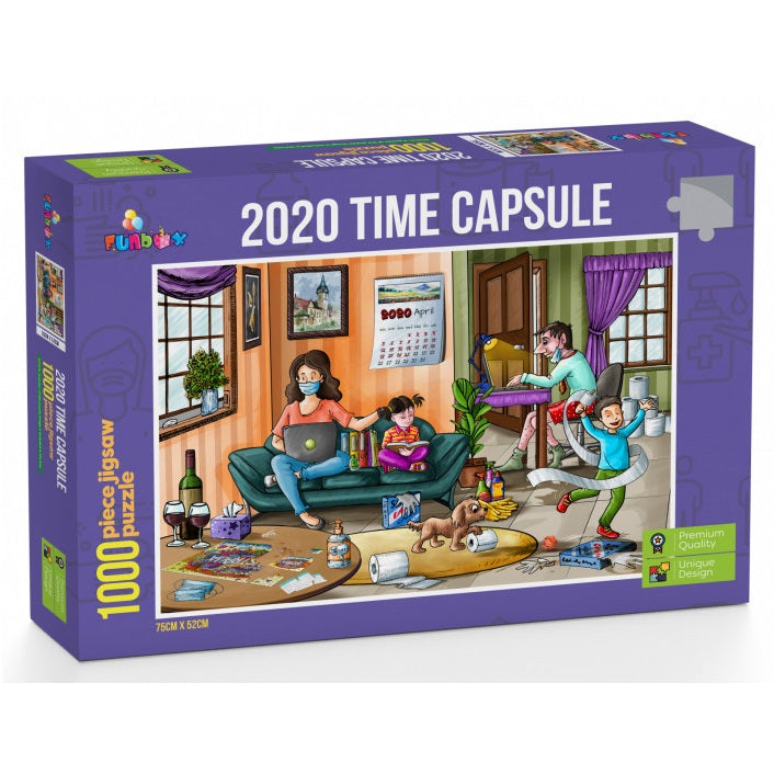 FUNBOX 1000 PIECE PUZZLE - 2020 TIME CAPSULE - Toyworld Frankston
