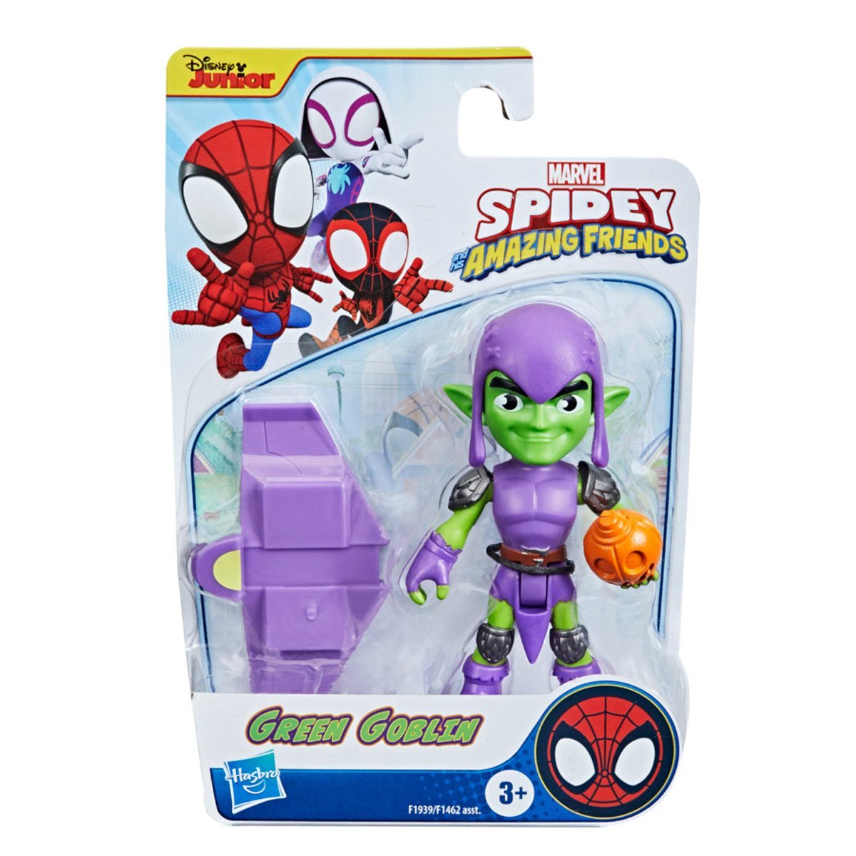 SPIDEY AMAZING FRIENDS HERO FIGURE GREEN GOBLIN - Toyworld Frankston