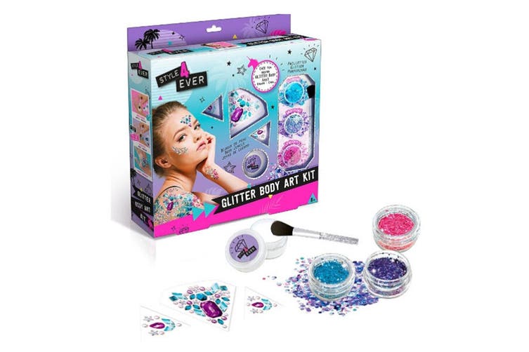 STYLE 4 EVER: GLITTER BODY ART KIT - Toyworld Frankston