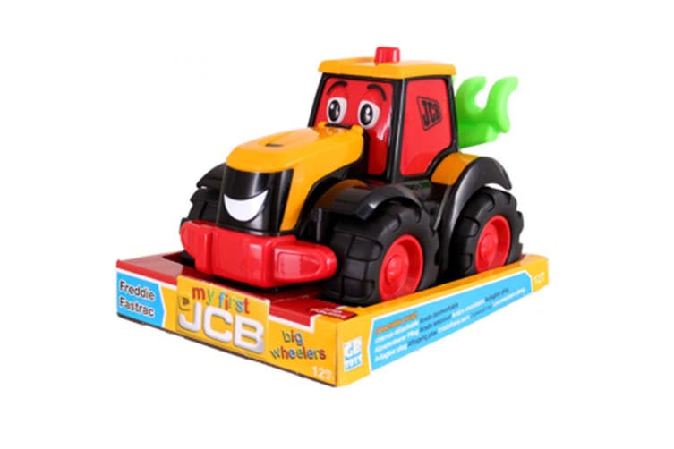 MY FIRST JCB BIG WHEELER FREDDIE FASTRAC - Toyworld Frankston