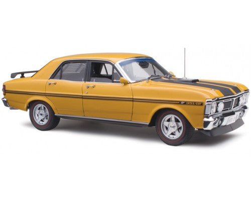 CLASSIC CARLECTABLES 1:18 FORD XY FALCON PHASE III GT-HO - YELLOW OCHRE - Toyworld Frankston