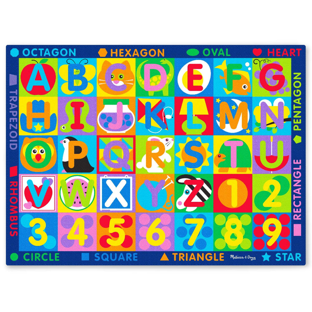 JUMBO ABC & 123 RUG - Toyworld Frankston