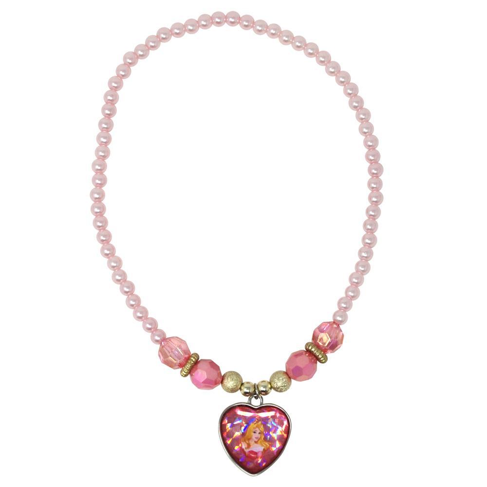 PINK POPPY DISNEY PRINCESS AURORA NECKLACE - Toyworld Frankston