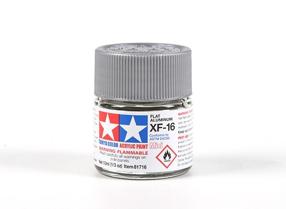 TAMIYA XF-16 FLAT ALUMINIUM - Toyworld Frankston