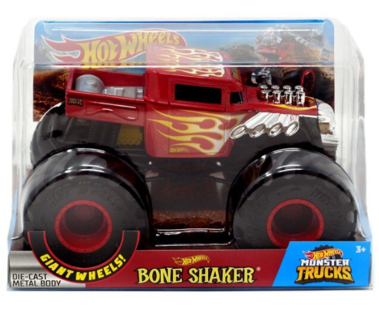 HOT WHEELS MONSTER TRUCKS 1:24 - BONE SHAKER - Toyworld Frankston