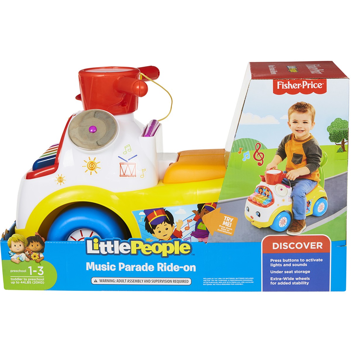 FISHER PRICE LITTLE PEOPLE MUSIC PARADE RIDE ON - Toyworld Frankston