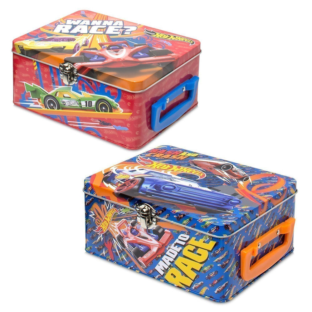 HOT WHEELS TIN 18PC CARRY CASE - Toyworld Frankston