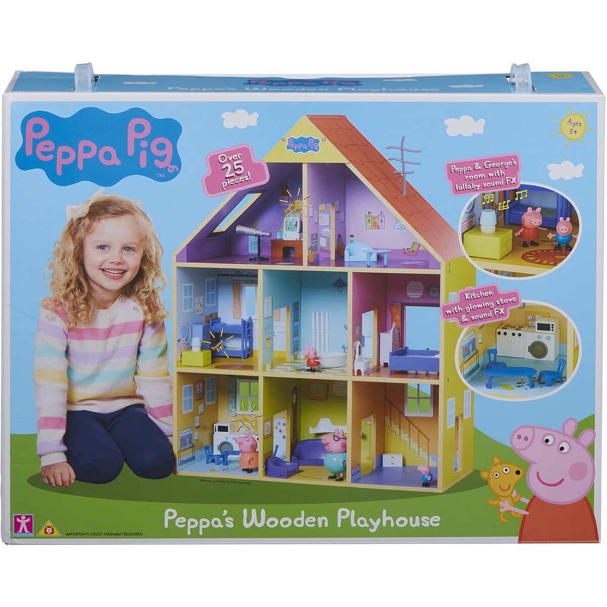 PEPPA PIG WOODEN PLAYSET - Toyworld Frankston