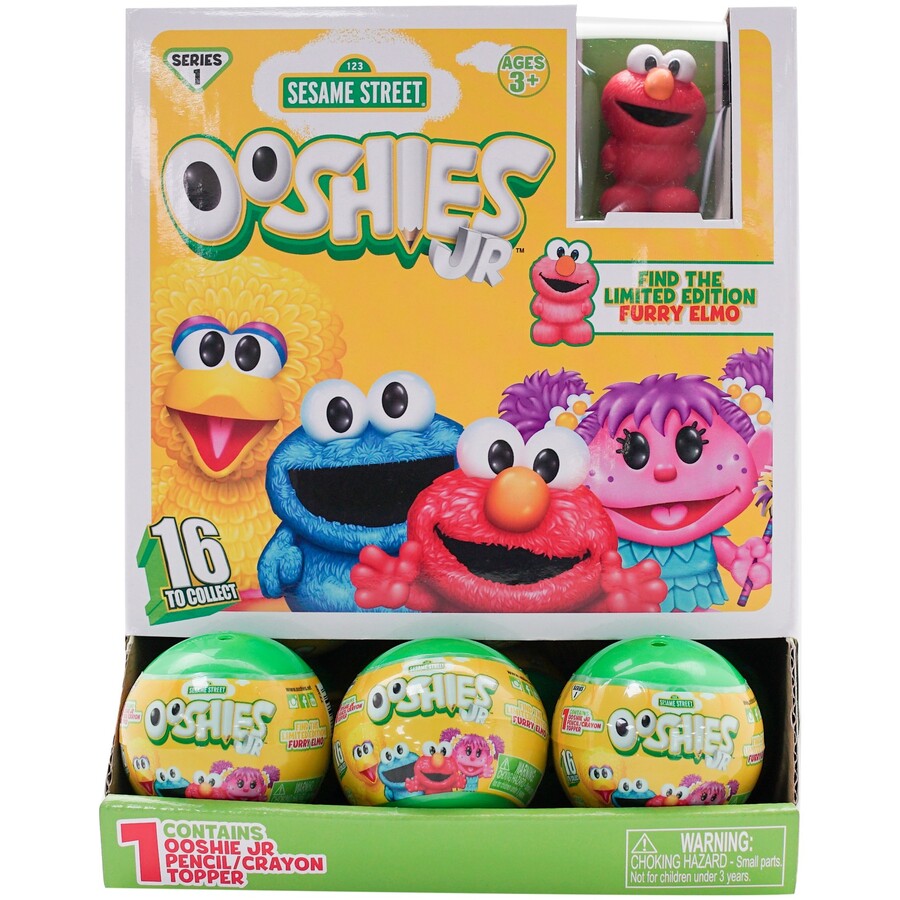 JUNIOR OOSHIES SESAME STREET - Toyworld Frankston