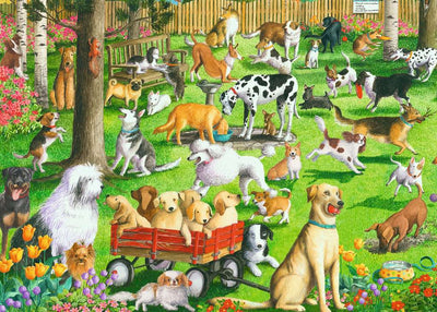 RAVENSBURGER - AT THE DOG PARK 500PC PUZZLE - Toyworld Frankston
