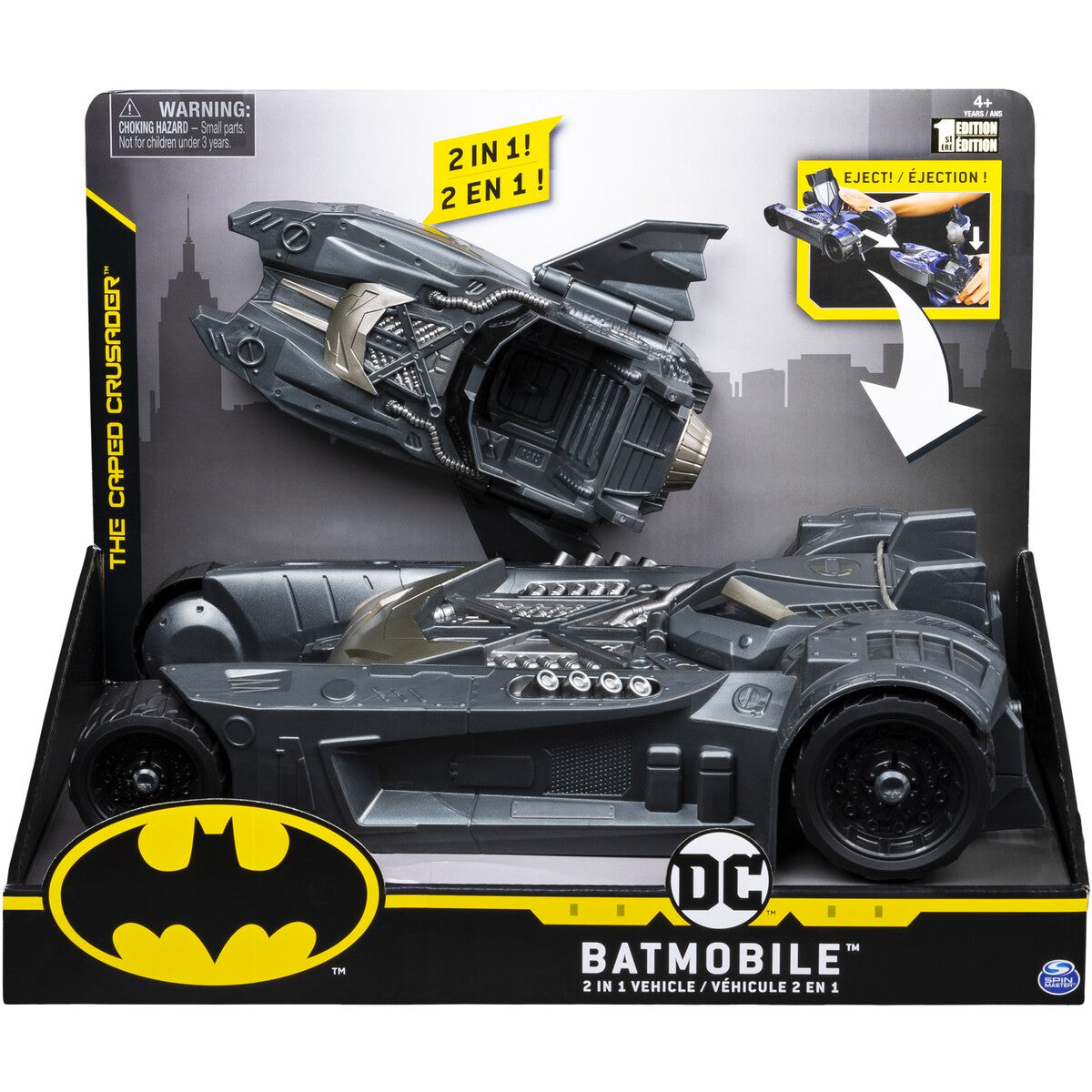 BATMAN BATMOBILE - 4IN FIG SCALE - Toyworld Frankston