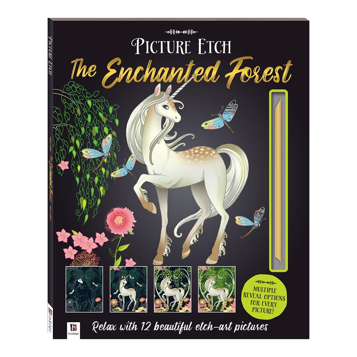 PICTURE ETCH AND SCRATCH SURPRISE THE ENCHANTED FOREST - Toyworld Frankston