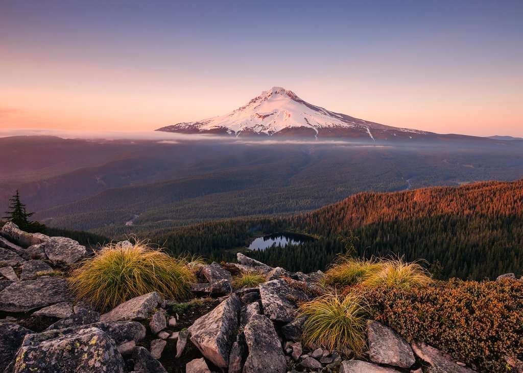 RAVENSBURGER - MOUNT HOOD - OREGON - USA PUZZLE 1000PC | RAVENSBURGER | Toyworld Frankston