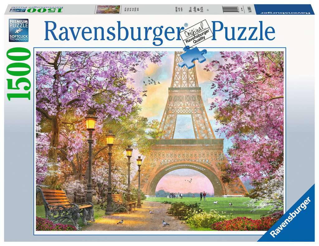 RAVENSBURGER PARIS ROMANCE 1500PC - Toyworld Frankston