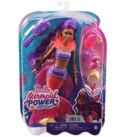 BARBIE MERMAID POWER - PURPLE BRUSH - Toyworld Frankston