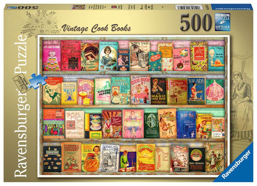RBURG - VINTAGE COOK BOOKS 500PC