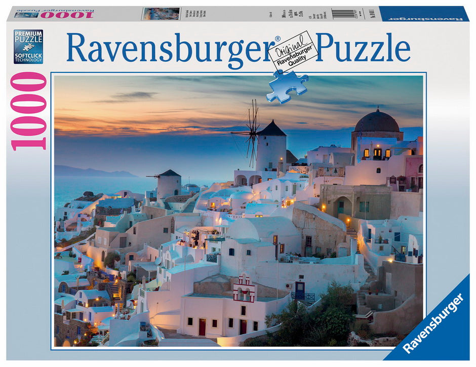 RAVENSBURGER - SANTORINI/CINQUE TERRE 1000PC PUZZLE - Toyworld Frankston