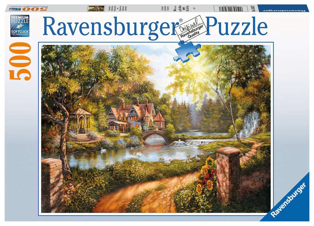 RBURG - COTTAGE BY THE RIVER PUZZLE 500 PC - Toyworld Frankston
