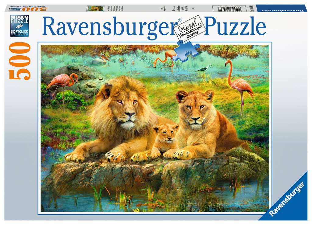 RBURG - LIONS IN THE SAVANNAH PUZZLE 500 PC - Toyworld Frankston