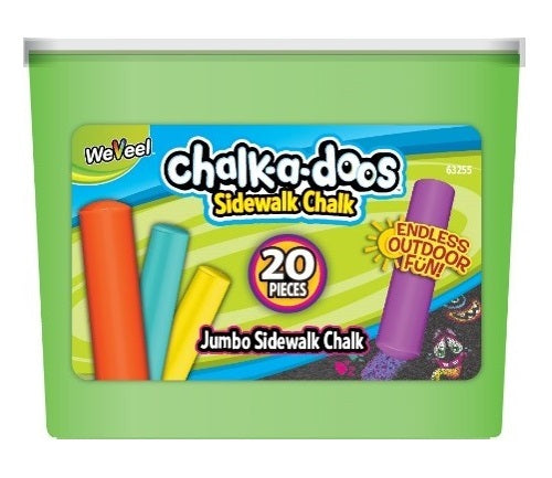 CHALK A DOOS SIDEWALK CHALK 20 PC - Toyworld Frankston