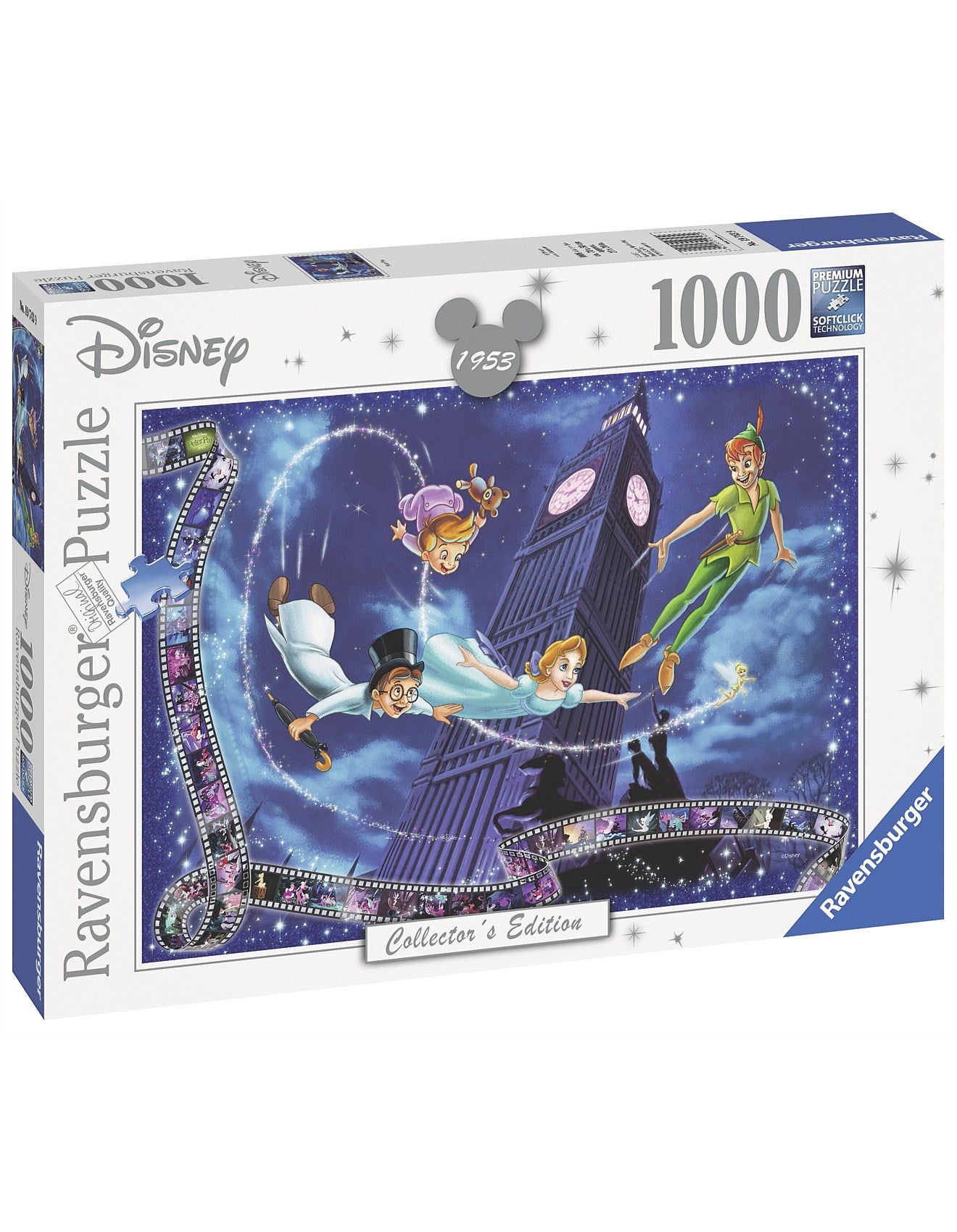 RAVENSBURGER - DISNEY MOMENTS PETER PAN 1953 1000PC - Toyworld Frankston
