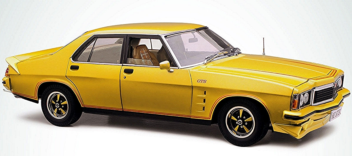 CLASSIC CARLECTABLES 1:18 HOLDEN HZ GTS JASMINE YELLOW - Toyworld Frankston
