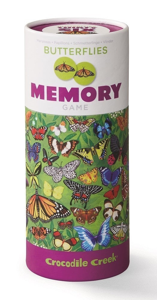MEMORY GAME CAN - BUTTERFLIES - Toyworld Frankston