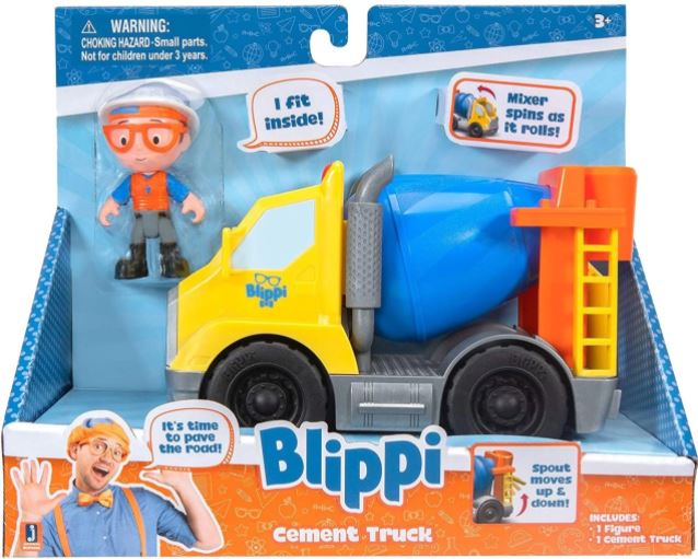 BLIPPI - FEATURE VEHICLE - CEMENT TRUCK
