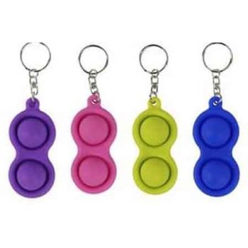 2 DOT SILICON SENSORY FIDGET TOY ASSORTED