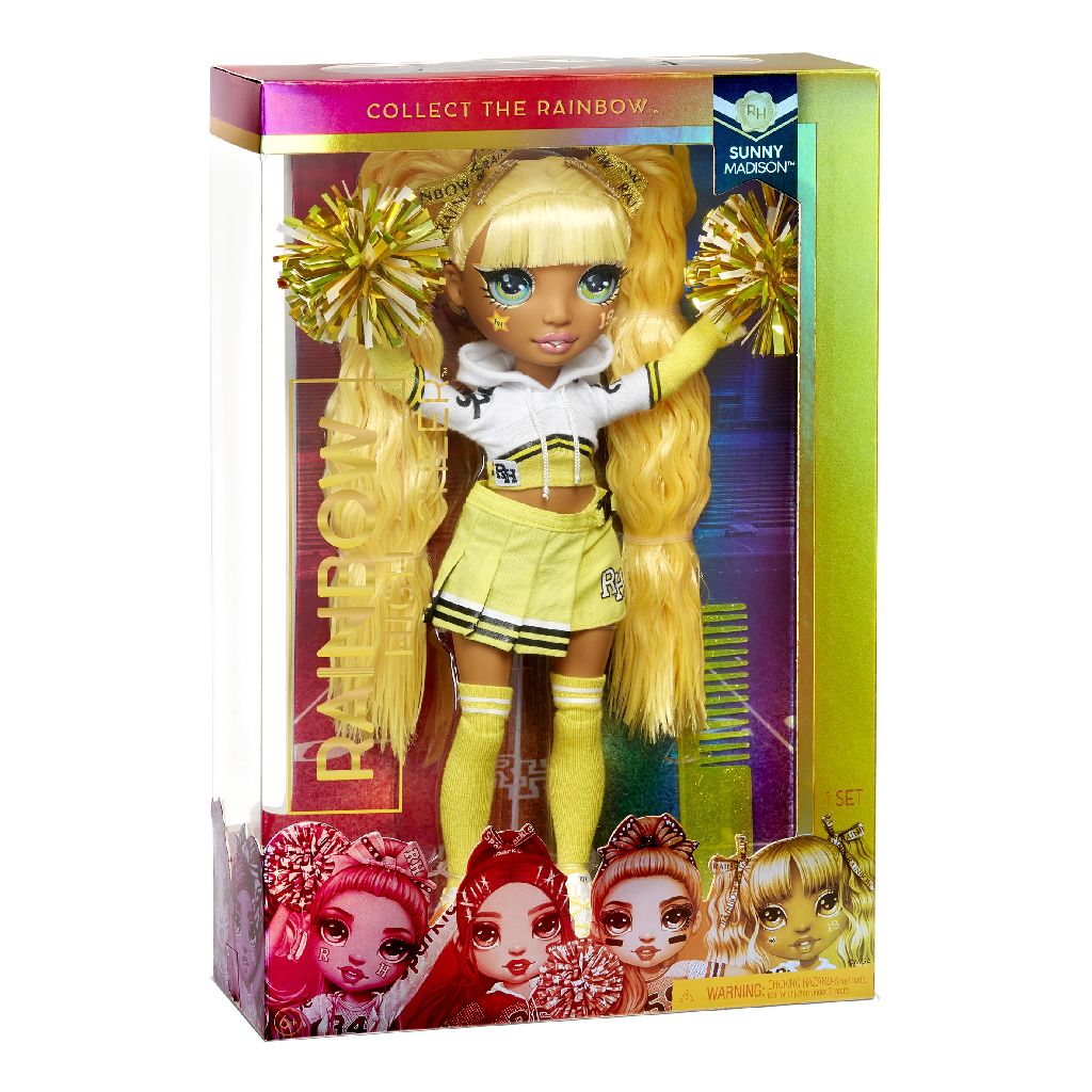 RAINBOW HIGH CHEER DOLLS ASSORTMENT 2 SUNNY MADISON - Toyworld Frankston