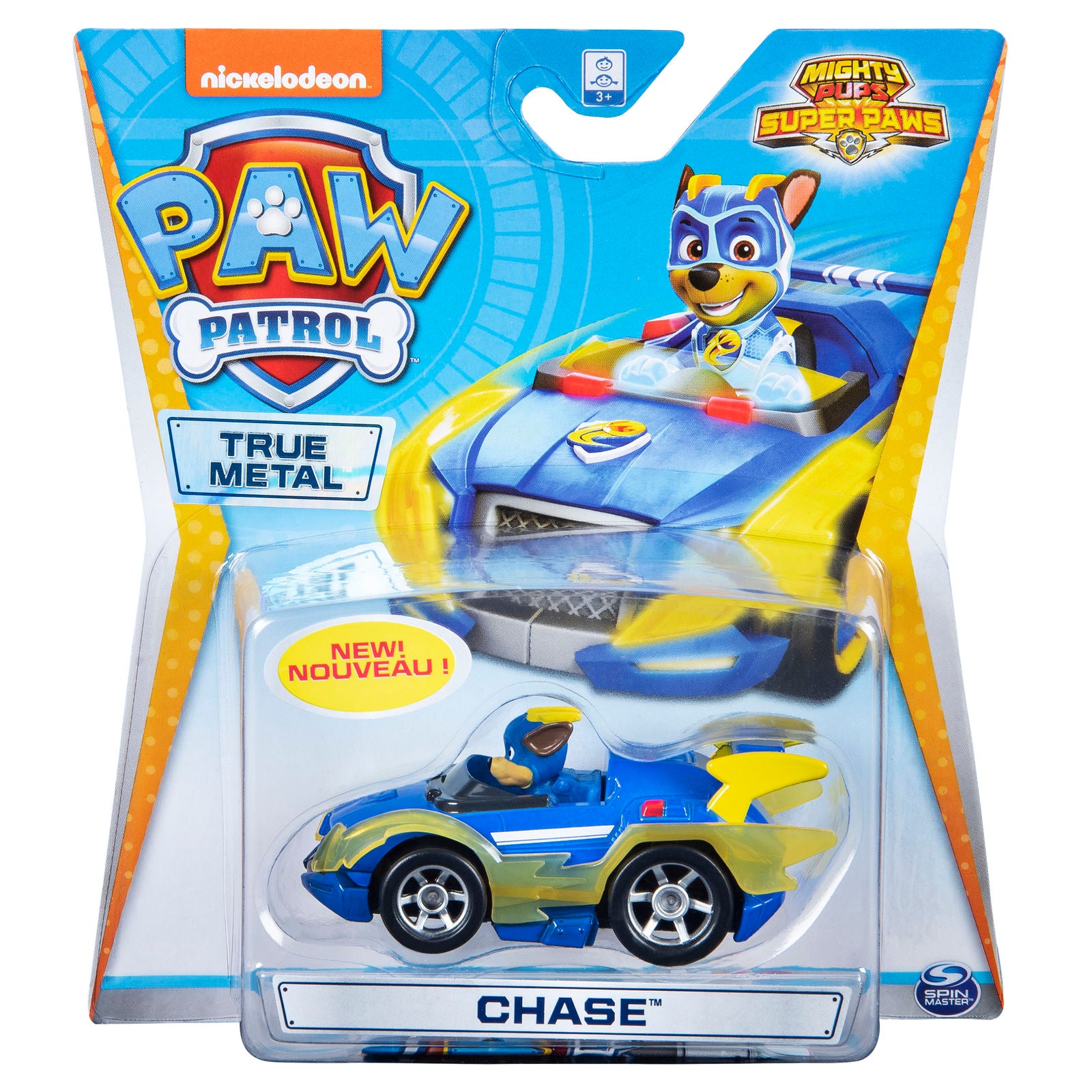 PAW PATROL METAL VEHICLE TRUCK ASST CHASE - Toyworld Frankston