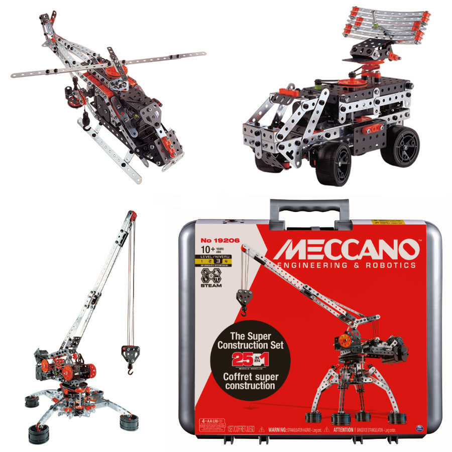 MECCANO SUPER CONSTRUCTION SET 25-IN-1 - Toyworld Frankston